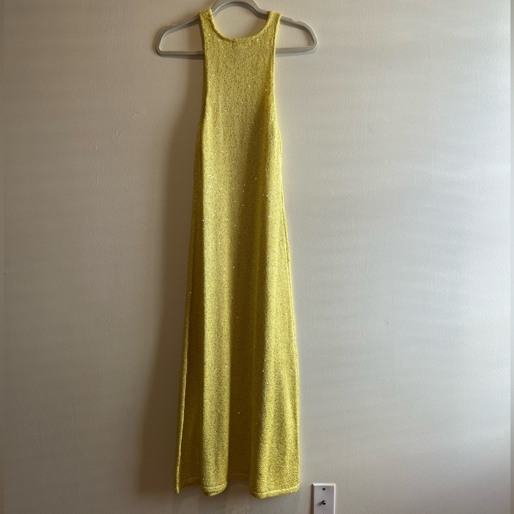 House of Harlow 1960 Yellow Sequin Dress - Picture 2 of 4